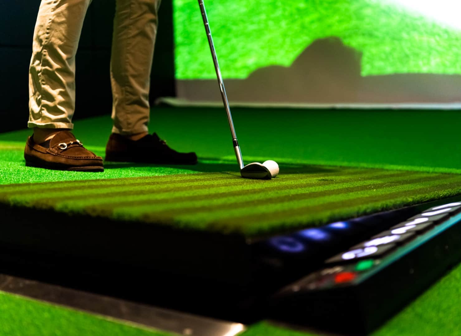 実際のコースと同じで“状況”打つ